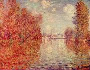 Claude Monet Herbst in Argenteuil oil painting picture wholesale